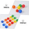Wakauto 100pcs Red Openable Lottery Balls for Party Games Interactive Entertainment Props Reusable PVC Material for Indoor Events and Surprise Fillings view 4