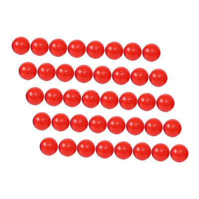 Toddmomy 100pcs Openable Lottery Balls for Raffle Drawings Party Game Supplies Bright Red Entertainment Balls with Surprise for Family and Friends