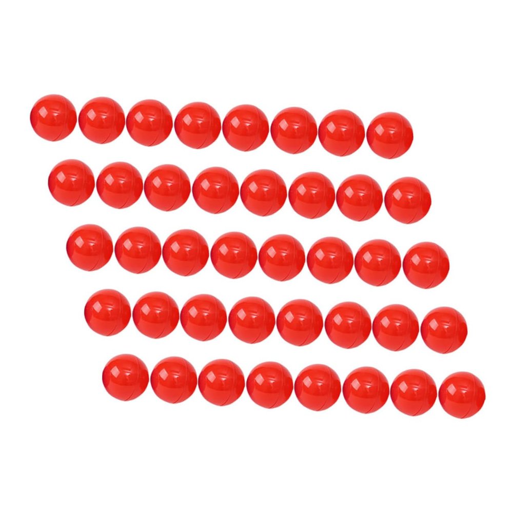 Toddmomy 100pcs Openable Lottery Balls for Raffle Drawings Party Game Supplies Bright Red Entertainment Balls with Surprise for Family and Friends