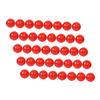Toddmomy 100pcs Openable Lottery Balls for Raffle Drawings Party Game Supplies Bright Red Entertainment Balls with Surprise for Family and Friends view 1