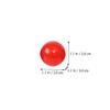 Toddmomy 100pcs Openable Lottery Balls for Raffle Drawings Party Game Supplies Bright Red Entertainment Balls with Surprise for Family and Friends view 2