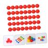 Toddmomy 100pcs Openable Lottery Balls for Raffle Drawings Party Game Supplies Bright Red Entertainment Balls with Surprise for Family and Friends view 4