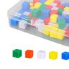 100Pcs Centimeter Cubes 1cm Blocks Educational Teaching Aid Sorting Toys Counting Cubes for Teacher Crafts Homeschool Family view 2