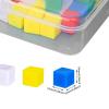 100Pcs Centimeter Cubes 1cm Blocks Educational Teaching Aid Sorting Toys Counting Cubes for Teacher Crafts Homeschool Family view 3