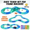 USA Toyz Ocean Race Tracks for Kids- 265pk Speedway Race Car Track Set with 225 Flexible Roads, 3 Shark Toy Cars, Tunnels, Bridges, Intersection, Sea Animals STEM Building Toy for Boys and Girls view 3