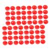 Toyvian 100pcs Red Openable Lottery Balls PVC Reusable Sphere Game Props for Raffle Drawings Party Activities Indoor Entertainment view 1