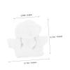 GARVALON 2Pcs Plush Bear Hoodie for Stuffed Animals Soft Doll Clothes Comfortable Replacement Costume Accessories for Creative Play view 2