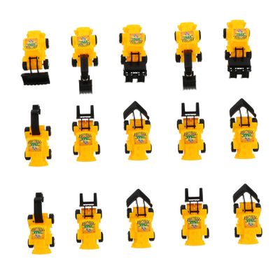 BESPORTBLE 24Pcs Excavator Mini Construction Vehicles Cake Toppers for Birthday Party Decorations with Realistic Swing Joints Safe and Detailed Vehicle