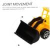 Beaupretty 24Pcs Excavator Mini Construction Vehicle Cake Toppers Engineering Truck Ornaments for Birthday Party Decoration and DIY Cake Yellow Miniature Construction Car view 2