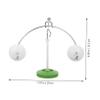 Kisangel Metal Person Statue Balance with Stable Base Desktop Ornament Physics Pendulum Swing Stress Relief Office Decor Gift view 2