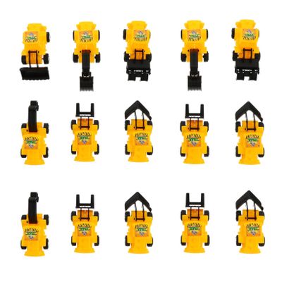 BESPORTBLE 24Pcs Construction Vehicle Cake Decoration for Birthday Cake Topper Plastic Mini Excavator Crane Bulldozer Forklift Cupcake Toppers for Boys Party Supplies