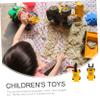 BESPORTBLE 24Pcs Construction Vehicle Cake Decoration for Birthday Cake Topper Plastic Mini Excavator Crane Bulldozer Forklift Cupcake Toppers for Boys Party Supplies view 4
