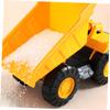 BESPORTBLE Beach Sand Holder Truck Medium Yellow Plastic Sand Car for Lightweight Creative Beach Accessories for Outdoor Play and Sandbox Fun view 2