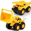 BESPORTBLE Beach Sand Holder Truck Medium Yellow Plastic Sand Car for Lightweight Creative Beach Accessories for Outdoor Play and Sandbox Fun view 3