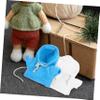 FRCOLOR 2Pcs Plush Bear Doll Clothes Soft Hoodie Accessories for Dolls Interchangeable Cute Stuffed Animal Outfits in Easy Clean Clothing view 4