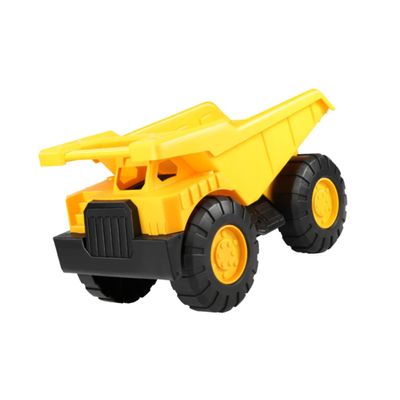 BESPORTBLE Plastic Beach Car Sand Holder Medium Yellow Dump Truck for Lightweight Fun Sand Vehicle Beach Accessory for Preschoolers