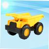 BESPORTBLE Plastic Beach Car Sand Holder Medium Yellow Dump Truck for Lightweight Fun Sand Vehicle Beach Accessory for Preschoolers view 3
