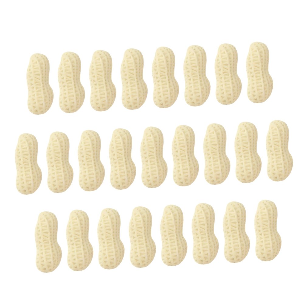 Abaodam 25pcs Creative Simulation Peanut Erasers Cute Novelty Erasing Stationery for Students Supplies