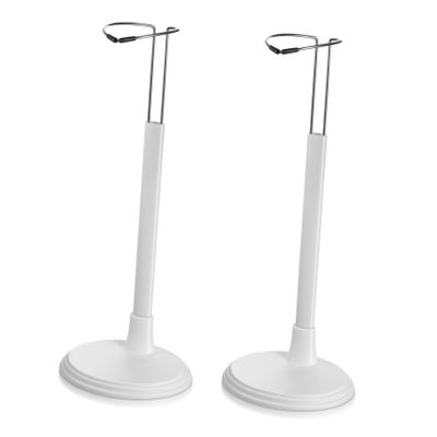 Abaodam 2Pcs Portable Creative Doll Stand White PVC Doll Display Rack Lightweight and Storage for Home and Store Space Saving