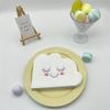 100 Pcs Cloud Shape Shape Paper Napkins Cute Smile Cloud Napkins for Baby Shower Kid Birthday Party Decorations Supplies(6.3x 5.1 In, 100 Pack) (Cloud Shape Shape Paper) view 3