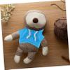 Abaodam 2Pcs Plush Bear Clothes Soft Hoodie Outfit for Stuffed Animals Doll Accessories Comfortable Fit Easy to Clean view 4