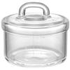 ibasenice Heat Resistant Borosilicate Glass Rice Bowl with Lid Steaming Soup Storage Container for Food Microwave Safe Kitchen Supply for Home and Travel view 1