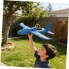 Beaupretty Hand Throw Glider Airplane for Lightweight Outdoor Flying Plane Enhances Hand Eye Coordination Parent Interactive Play Blue Bird Design view 3