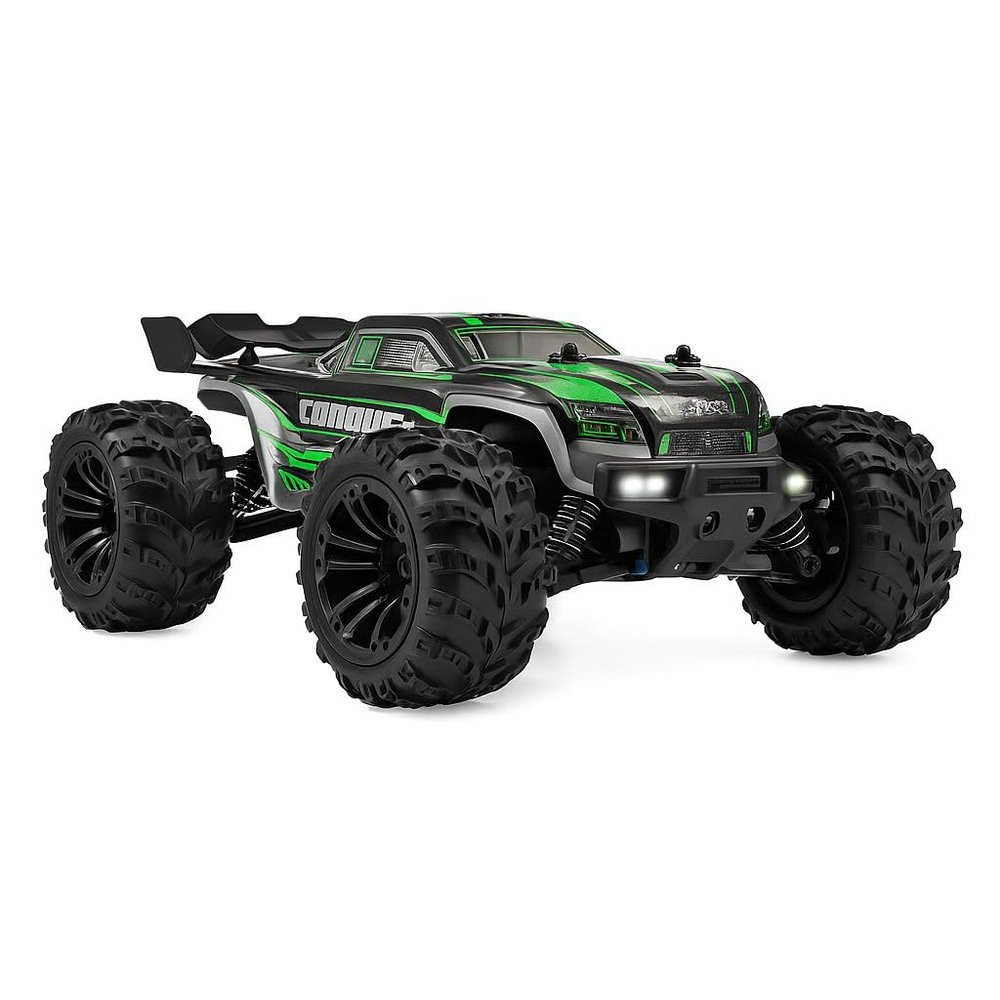 1:16 Scale RC Monster Truck  High-Speed Remote Control Car with All-Terrain Tires, Hobby Off-Road Vehicle for Adults & Teens (Green and Black)