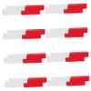 BESPORTBLE 16pc Rc Drift Car Road Barrier Miniature Traffic Fences for Racing Track Realistic DIY Drift Field Fence Accessories Red White Each for High Speed Rc Car Racing view 1
