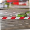 Toyvian 16pc Miniature Traffic Barricade for Rc Car Racing Track Red White Road Barriers for Drift Runway Detailed Craftsmanship Enhances Competitive Racing Experience Versatile Rc Track view 4