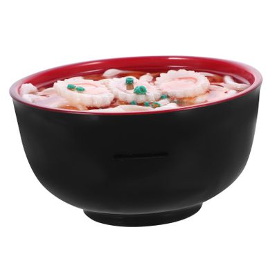 Abaodam Realistic Ramen Bowl Piggy Bank Creative Novelty Coin Holder Cute Money Jar for Home Decoration and Photography Prop Unique Funny Cash Saving Pot