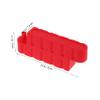 KESYOO 16pc Rc Car Drift Field Fence Mini Road Blocks Racing Track Barriers for Remote Control Drift Track Accessories Red and White view 2