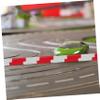 KESYOO 16pc Rc Car Drift Field Fence Mini Road Blocks Racing Track Barriers for Remote Control Drift Track Accessories Red and White view 4