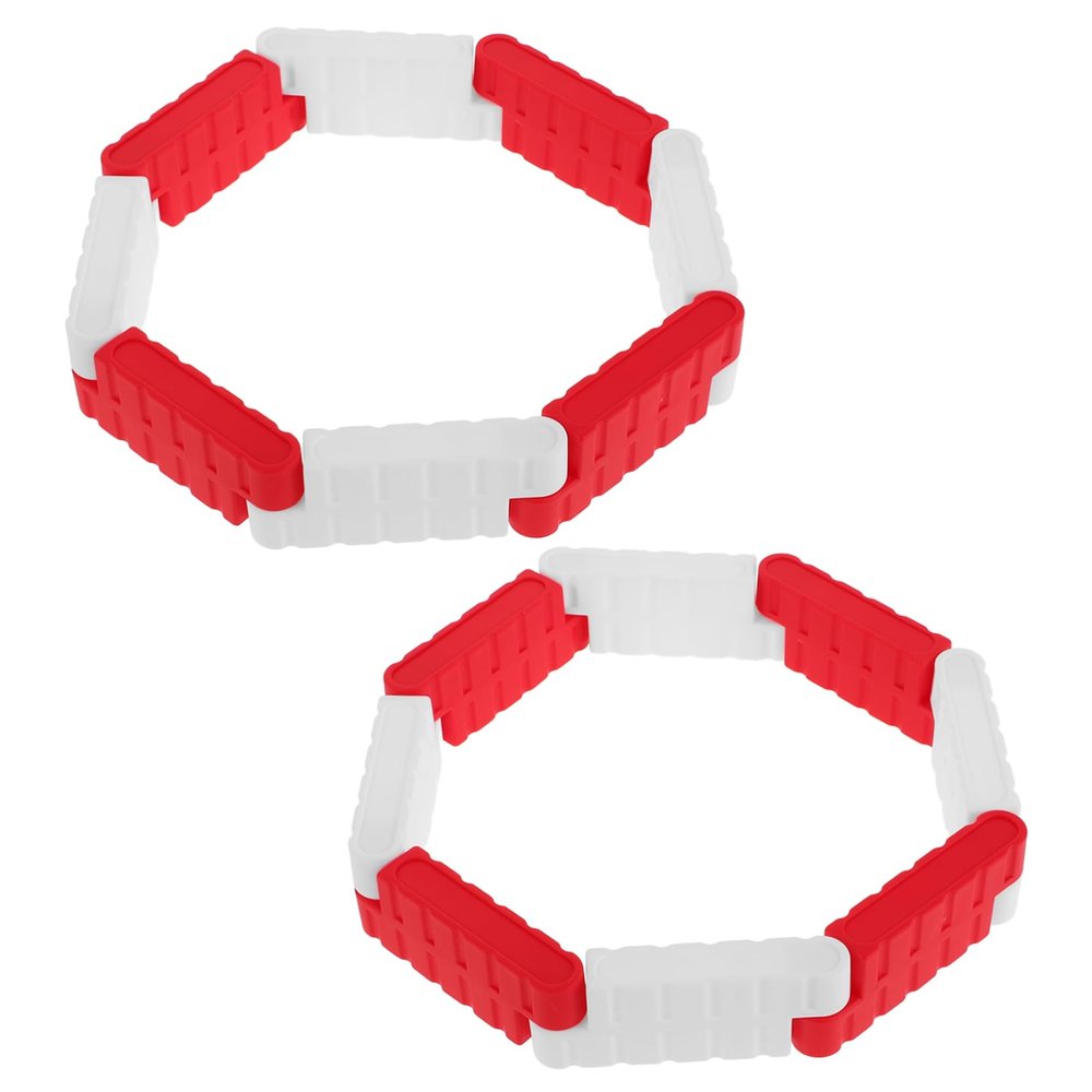 Abaodam 16Pc Rc Car Racing Track Barriers for Drift Race Simulation Mini Roadblocks and Traffic Fence Accessories for High-Speed Rc Drift Track Challenges