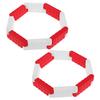 Abaodam 16Pc Rc Car Racing Track Barriers for Drift Race Simulation Mini Roadblocks and Traffic Fence Accessories for High-Speed Rc Drift Track Challenges view 1