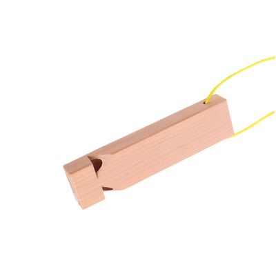 Abaodam Wooden Train Whistle DIY Painting for Small Musical Instrument Whistle with Realistic Train Sound Creative Birthday and Holiday Boys and Fun Party Plaything Random Color