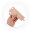 SUPVOX 2pcs Wooden Train Track Switch Pieces Educational Accessories Compatible with Thomas Sets Expandable Railway for Boys and Cognitive Skill Development view 3