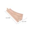 COOLHIYA 2pcs Wooden Train Track Switch Accessories Multi Way Connector Pieces Compatible with Thomas Sets for Boys Creative Railway Play view 4