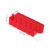 Abaodam 16pc Rc Drift Field Fence Miniature Traffic Barricades and Roadblocks for Rc Car Racing Track Accessories Red and White Barriers Enhancing Race Track Complexity and Challenge view 2