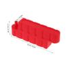 FRCOLOR 16pc Rc Car Drift Race Road Barriers Mini Traffic Fences Red White Rc Accessories for Enhanced Track Complexity Racing Challenge for All Ages Simulation view 2
