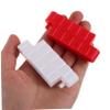 FRCOLOR 16pc Rc Car Drift Race Road Barriers Mini Traffic Fences Red White Rc Accessories for Enhanced Track Complexity Racing Challenge for All Ages Simulation view 3