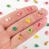 100 Pieces Tiny Christmas Decorations for Dollhouse Micro Resin Decor for Crafts Mini Things for Fairy Garden Micro Landscaping Decoration, Style 5 view 3