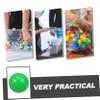 Abaodam 50pcs Green Plastic Openable Lottery Balls for Party Supplies Raffle Drawing Game Props Lightweight PVC Material for Family Events and Recreational Activities view 3