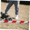 VICASKY 16pc Rc Car Racing Track Road Barriers Miniature Drift Race Traffic Fences Red White Simulation Roadblock for High Speed Rc Drift Racing Enthusiasts of All Ages view 4