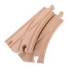 KOMBIUDA 2pcs Wooden Train Track Expansion Multi Way Railway Tracks Model Train Accessories Compatible with Major Brands for Creative Play view 1