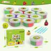 ARTPAR Air Dry Clay Kit for Kids - 12 Fruit DIY Modeling Magic Clay, Soft & Non-Sticky with Tools & Tutorials, Perfect for Classroom Art Activities,School Crafts & Party Favors Birthday Gifts view 2