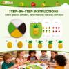 ARTPAR Air Dry Clay Kit for Kids - 12 Fruit DIY Modeling Magic Clay, Soft & Non-Sticky with Tools & Tutorials, Perfect for Classroom Art Activities,School Crafts & Party Favors Birthday Gifts view 4