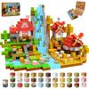 150 PCS Magnetic Blocks - Farm Animals Magnetic Building Blocks Cubes & Magnet Toys, Stacking Magnets, STEM Toys for School Acitivities, Ideal Christmas Birthday Gifts for Boys Age 3+ Years Old view 1