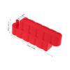 Beaupretty 16pc Rc Car Racing Track Road Barriers Mini Traffic Fence for Drift Race Simulation Red White Each Rc Road Track Accessories for Enhanced Racing Challenge and High Speed Drift view 2