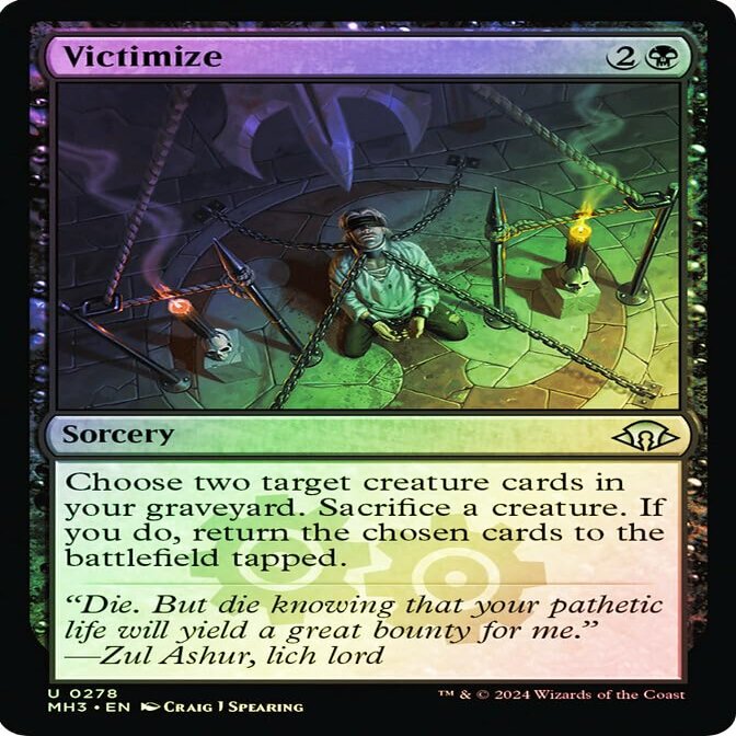Victimize (0278) MTG - Modern Horizon 3 - FOIL